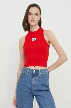 Топ Calvin Klein Jeans, красный