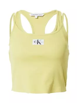 Топ Calvin Klein Jeans, лайм
