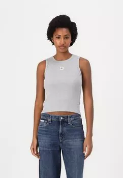 Топ Calvin Klein Jeans, серый
