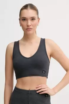 Топ Calvin Klein Jeans, серый