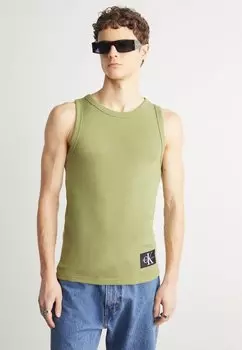 Топ Calvin Klein Jeans, зеленый
