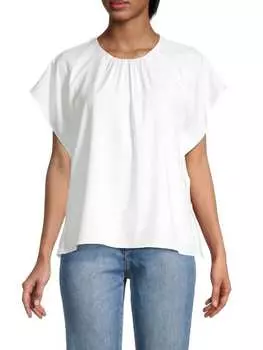 Топ Calvin Klein однотонный, белый