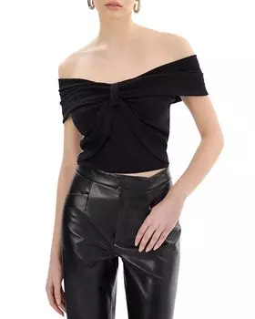 Топ Camelia с открытыми плечами LAMARQUE, черный