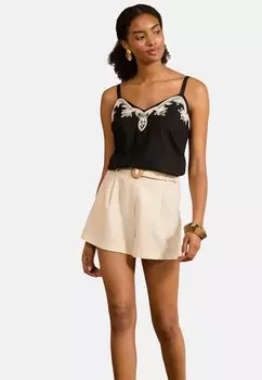 Топ CAMI . Love & Roses, черный