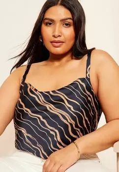 Топ CAMI REGULAR FIT Curves Like These, синий