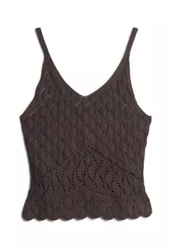 Топ CAMI Superdry, коричневый