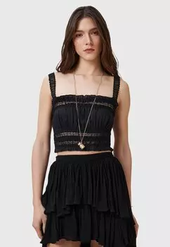 Топ Camicetta AllSaints, черный