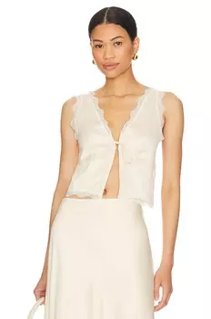 Топ Camila Coelho Carmel, кремовый