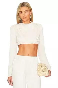 Топ Camila Coelho Chelsie Crop, песочный