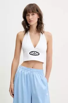 Топ Campus V Top Adidas Originals, белый