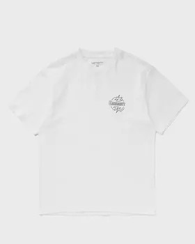 Топ Carhartt Wip Wmns S/S Ablaze Tee, цвет white / black