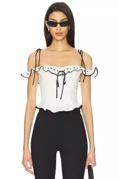 Топ Carol Majorelle, white