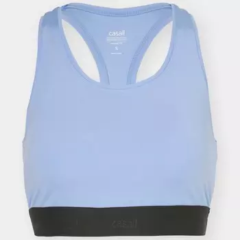 Топ Casall Graphic Bra Medium Support Sports, светло-голубой