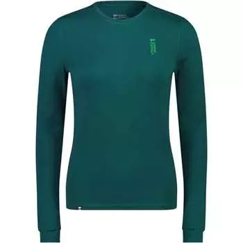 Топ Cascade Merino Flex 200 с длинными рукавами — женский Mons Royale, цвет Evergreen