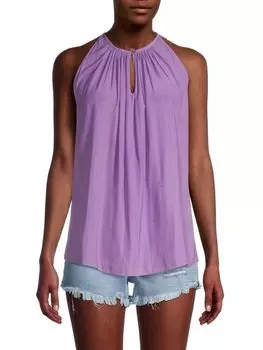 Топ Catherine Catherine Malandrino с бретелью через шею, wisteria