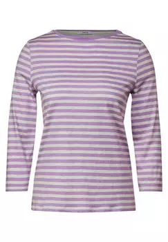 Топ Cecil, пятнистый серый/фиолетовый