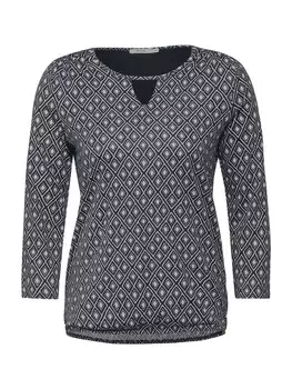 Топ CECIL Shirt, темно-серый