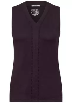 Топ CECIL Top, фиолетовый