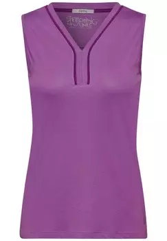 Топ CECIL Top, светло-фиолетовый