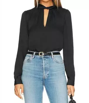 Топ Ceres черного цвета Paige