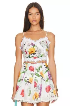 Топ Charo Ruiz Ibiza Daisy, цвет White Bonita