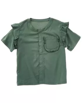 Топ Chaser Anise с рюшами, зеленый