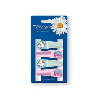 Top Choice, заколки для волос, 4 шт