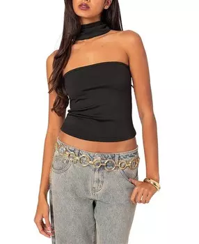 Топ-чокер Edikted Alyssia, черный