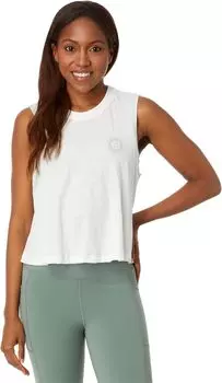 Топ Choose Kindness Crop Tank Spiritual Gangster, цвет Stone