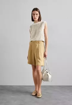 Топ CHUNKY POINTELLE TANK KNITID, кремовый