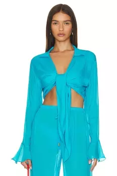 Топ CIN CIN Luau Sheer, аква