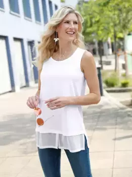 Топ Classic Basics 2-в-1, цвет Ecru