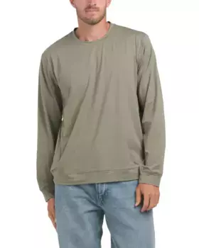 Топ Cloudspun с круглым вырезом и длинными рукавами Puma Golf, зеленый