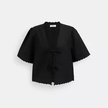 Топ Coach Cotton Set Top, черный