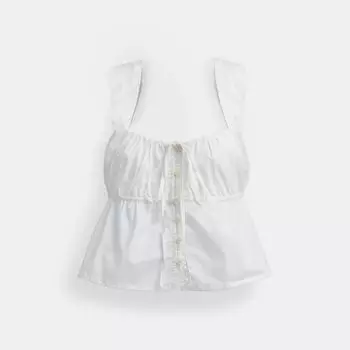 Топ Coach Solid Top, белый