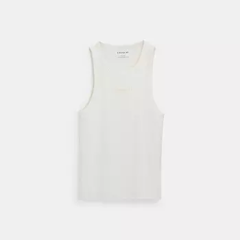 Топ Coach Tank Top, белый
