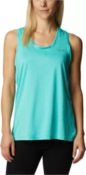 Топ Columbia Hike Tank, цвет Bright Aqua Heather