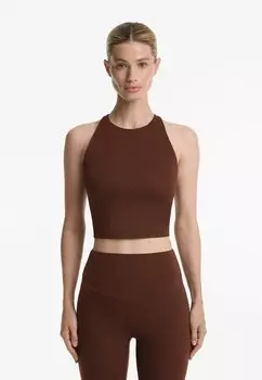 Топ COMFORTLUX STRAP WITH CUPS OYSHO, цвет Mottled Brown