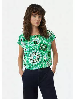 Топ comma, цвет grn-mehrfarbig