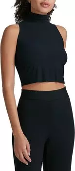 Топ Commando Butter Sleeveless Cropped Turtleneck TS17, черный