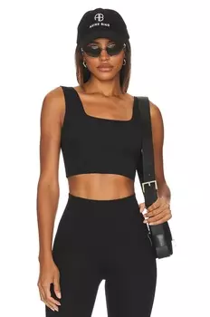 Топ Commando Neoprene Squareneck Crop, черный