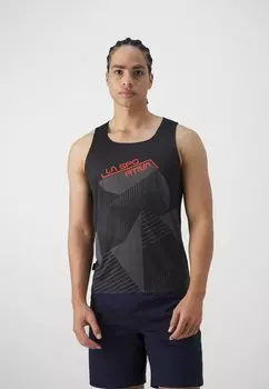 Топ COMP TANK La Sportiva, цвет black/cherry tomato