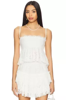 Топ Condie Loveshackfancy, optic white