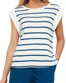 Топ Constance Three Dots, синий