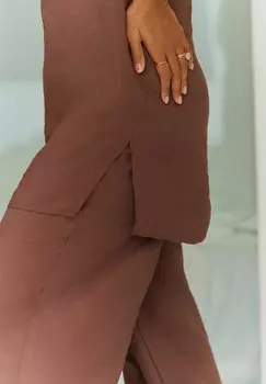 Топ COORD LONGLINE- REGULAR FIT Next, коричневый