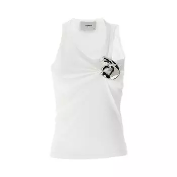 Топ Coperni Emoji Tank Top 'White', белый