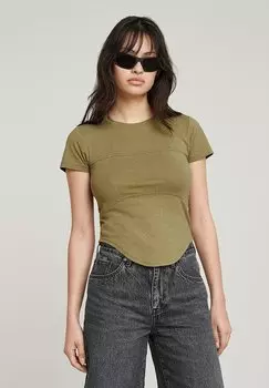 Топ CORSET SLIM G-STAR, зеленый