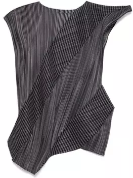 Топ Cosmic Rays Pleats Please Issey Miyake, черный
