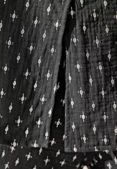 Топ COTTON CRINKLE Next, черный