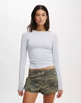 Топ Cotton:On All day crew long sleeve in blue